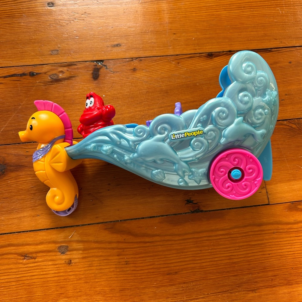 Fisher Price Little People Little Mermaid Musical Carriage Only